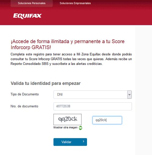 equifax infocorp login